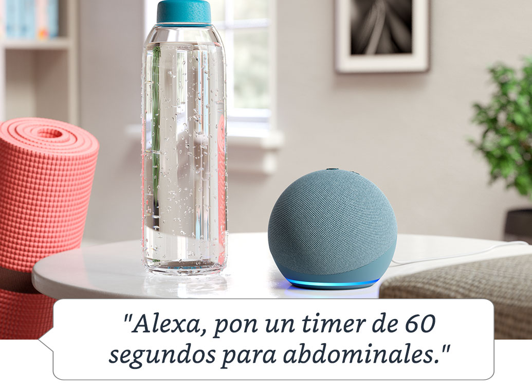 Alexa Echo Dot 4th Gen Con Asistente Virtual Alexa Color Azul