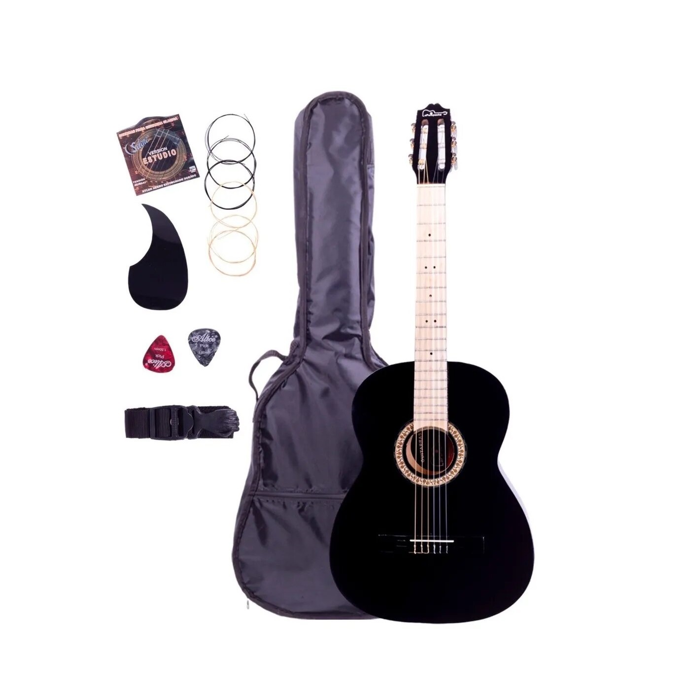 Guitarra 3/4 - Tercerola, En Paquete Con Accesorios