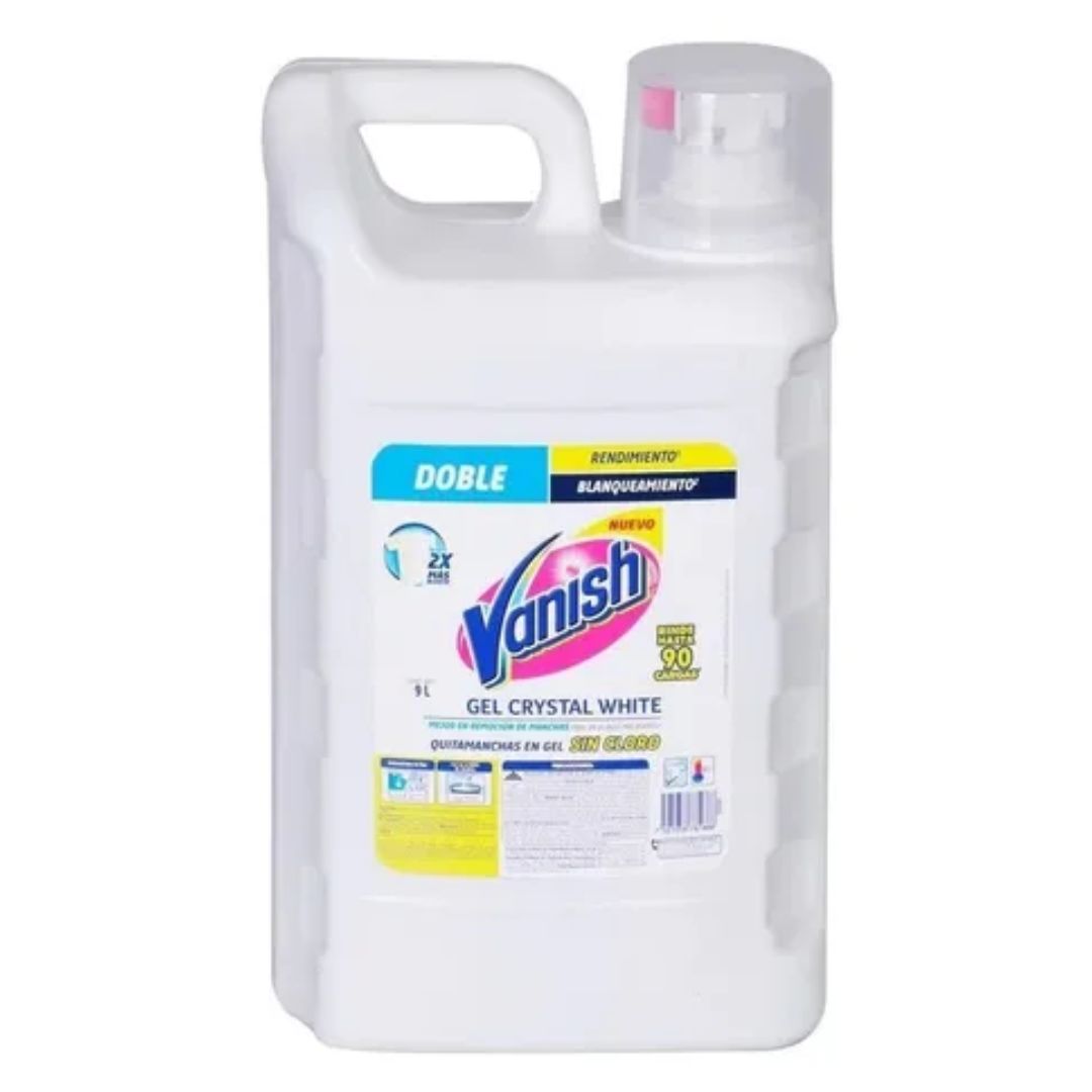 Vanish Quitamanchas Ropa Blanca Gel Crystal White 9 Litros