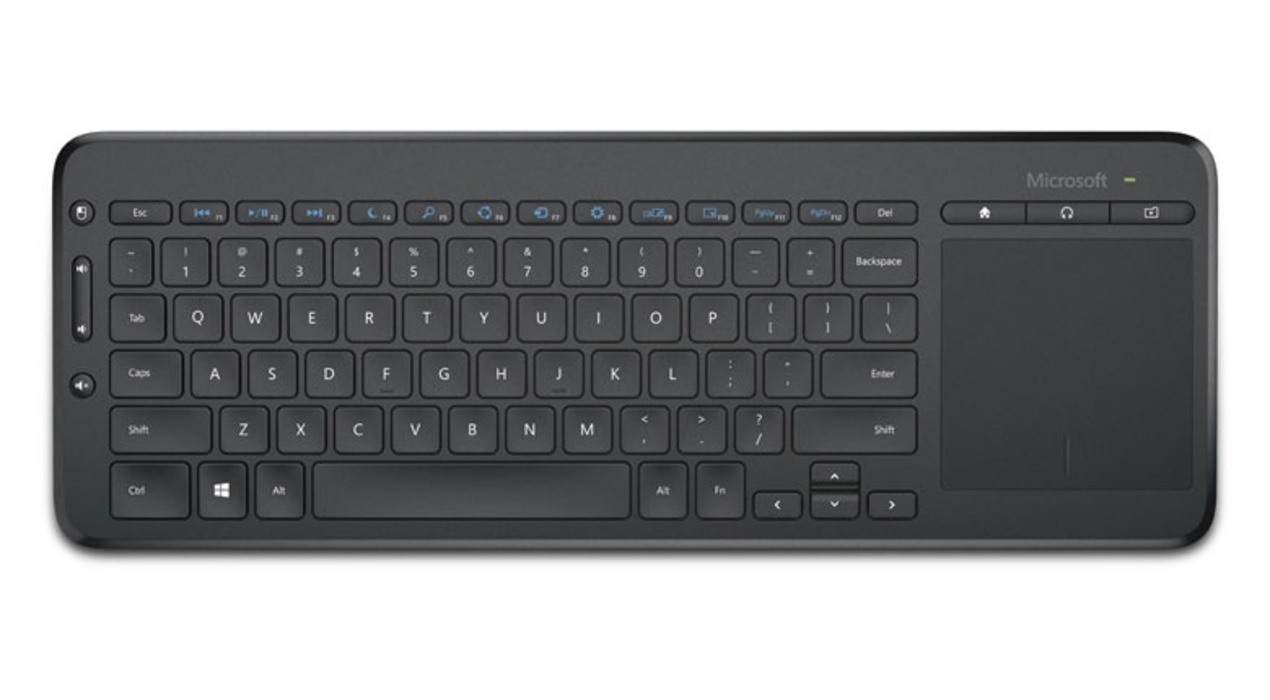 Teclado microsoft inalámbrico all in one negro sale