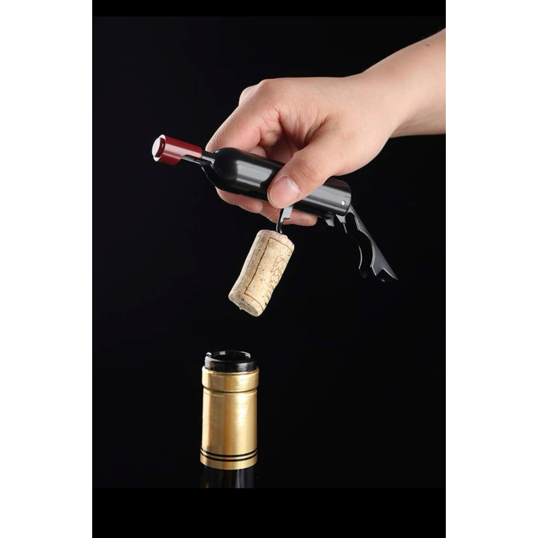 Abridor De Vino Destapa Corchos En Forma De Botella