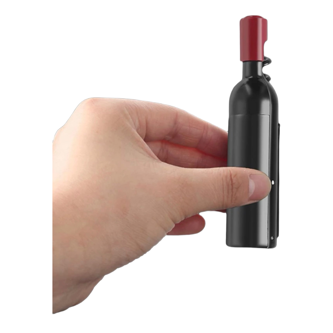 Abridor De Vino Destapa Corchos En Forma De Botella