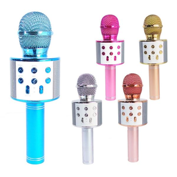 MICRÓFONO INALÁMBRICO KARAOKE BLUETOOTH .