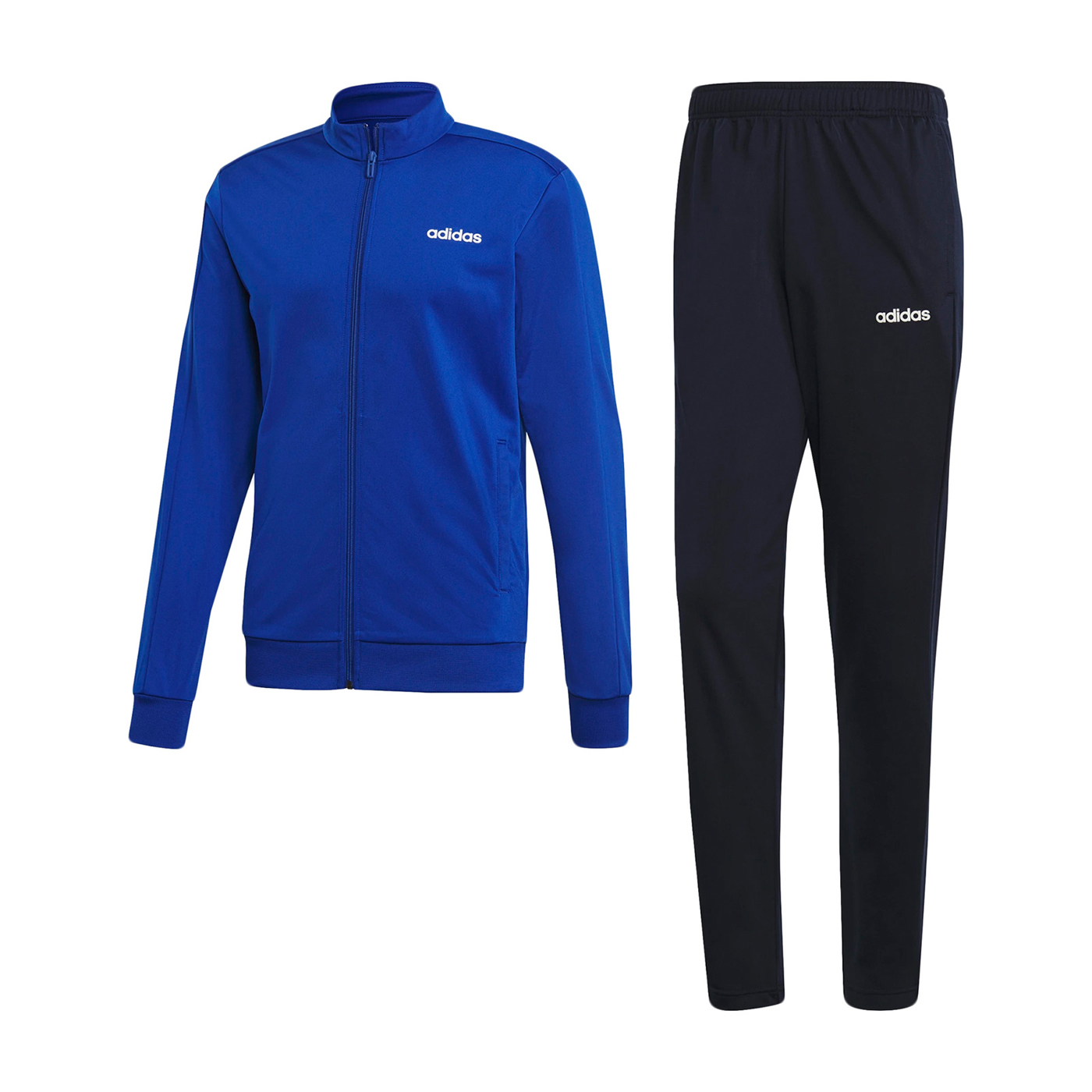 Conjunto Adidas Hombre MTS Basics Azul Negro EI5581