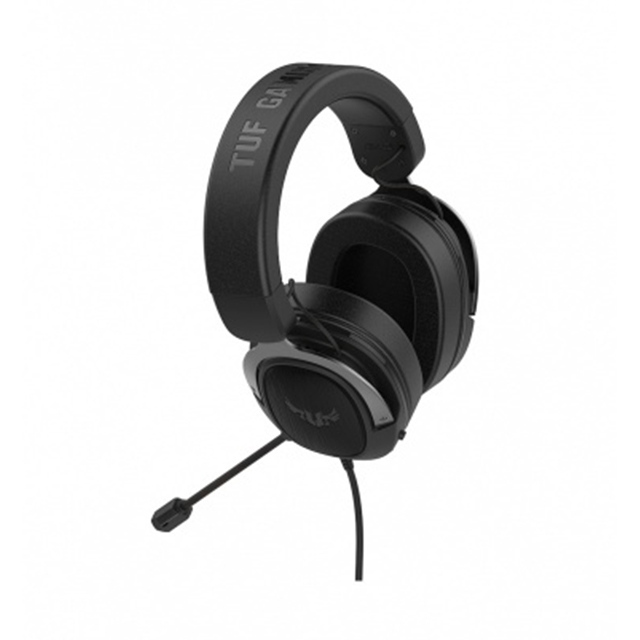 Diadema con Micrófono Asus Tuf Gaming H3 Gun Metal 7.1 Virtual 3.5mm Negro / Gris