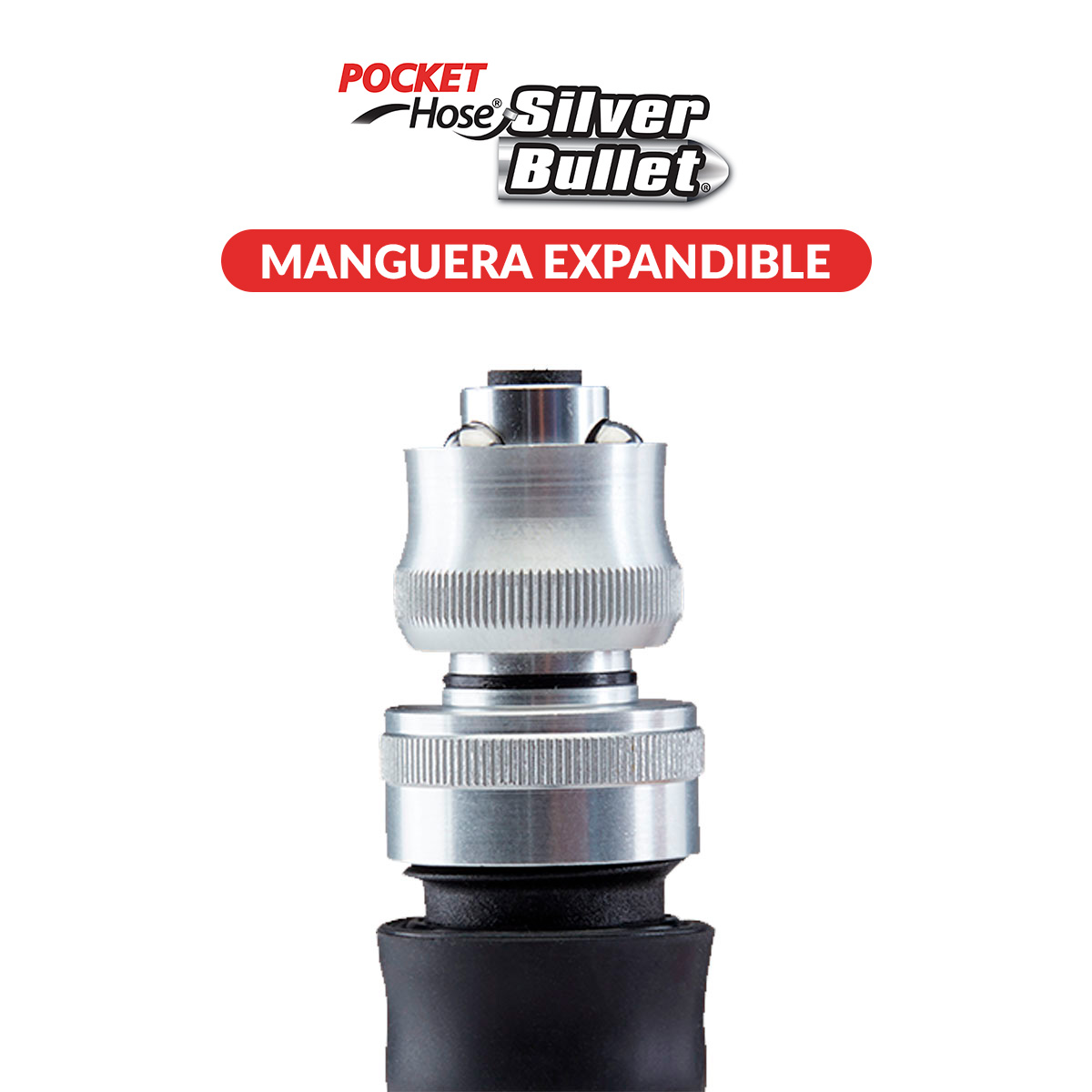 Manguera Expandible De 15 Metros Pocket Hose Silver Bullet 