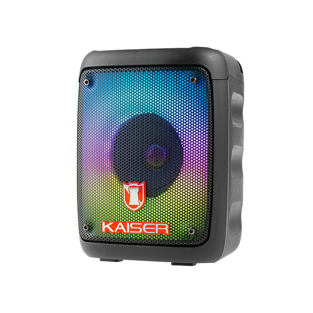 Bocina Kaiser KSW-7003 De 3 Pulgadas Con 4 Efectos De Luz - Negro