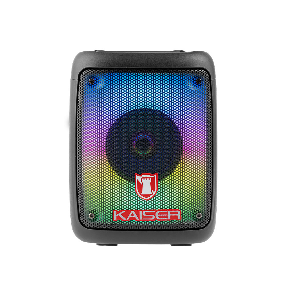Bocina Kaiser KSW-7003 De 3 Pulgadas Con 4 Efectos De Luz - Negro