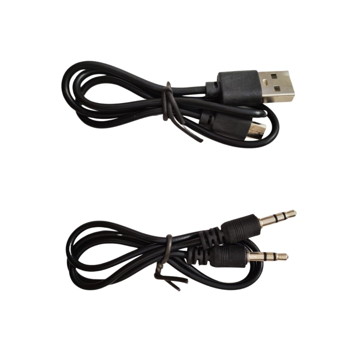 Bocina Kaiser KSW-7003 De 3 Pulgadas Con 4 Efectos De Luz - Negro