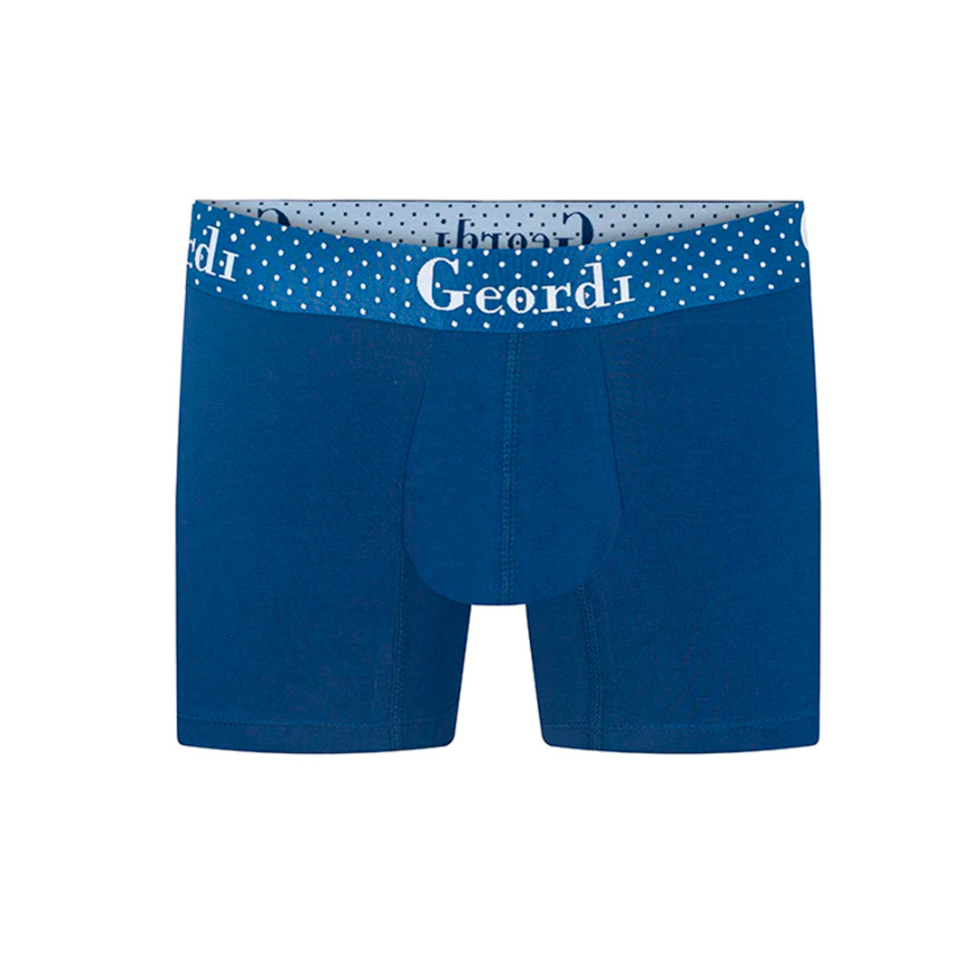 3 Pack Boxer Skiny Para Caballero Ropa Interior Caballero, Boxers Para Hombres, Boxer Algodón Corto Para Hombre, Set de 3 Piezas Boxers, Tripack de Boxer Blanco y Azul