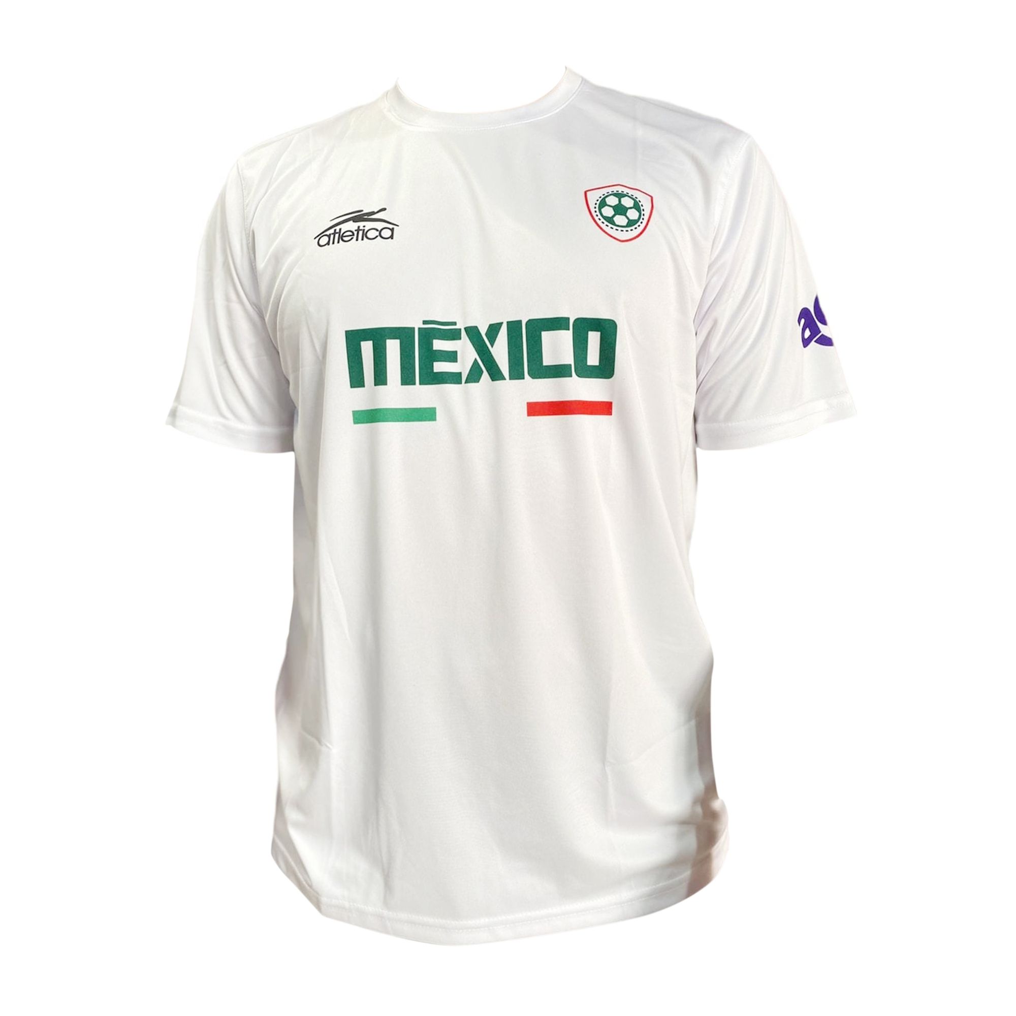 Playera Atlética Selección Mexicana Fútbol Mundial JOL Original MEXWHT1
