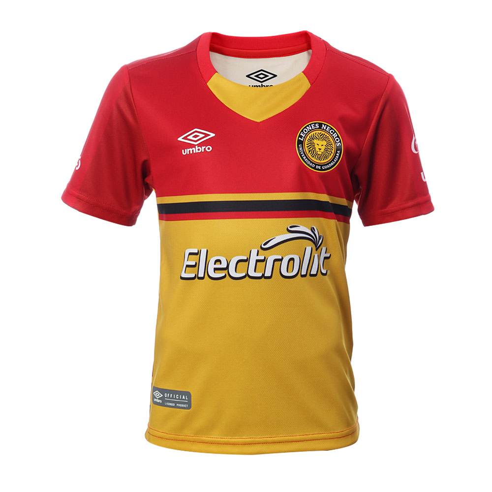 Jersey Umbro de Los Leones Negros de UDG de Visitante Para Niños 