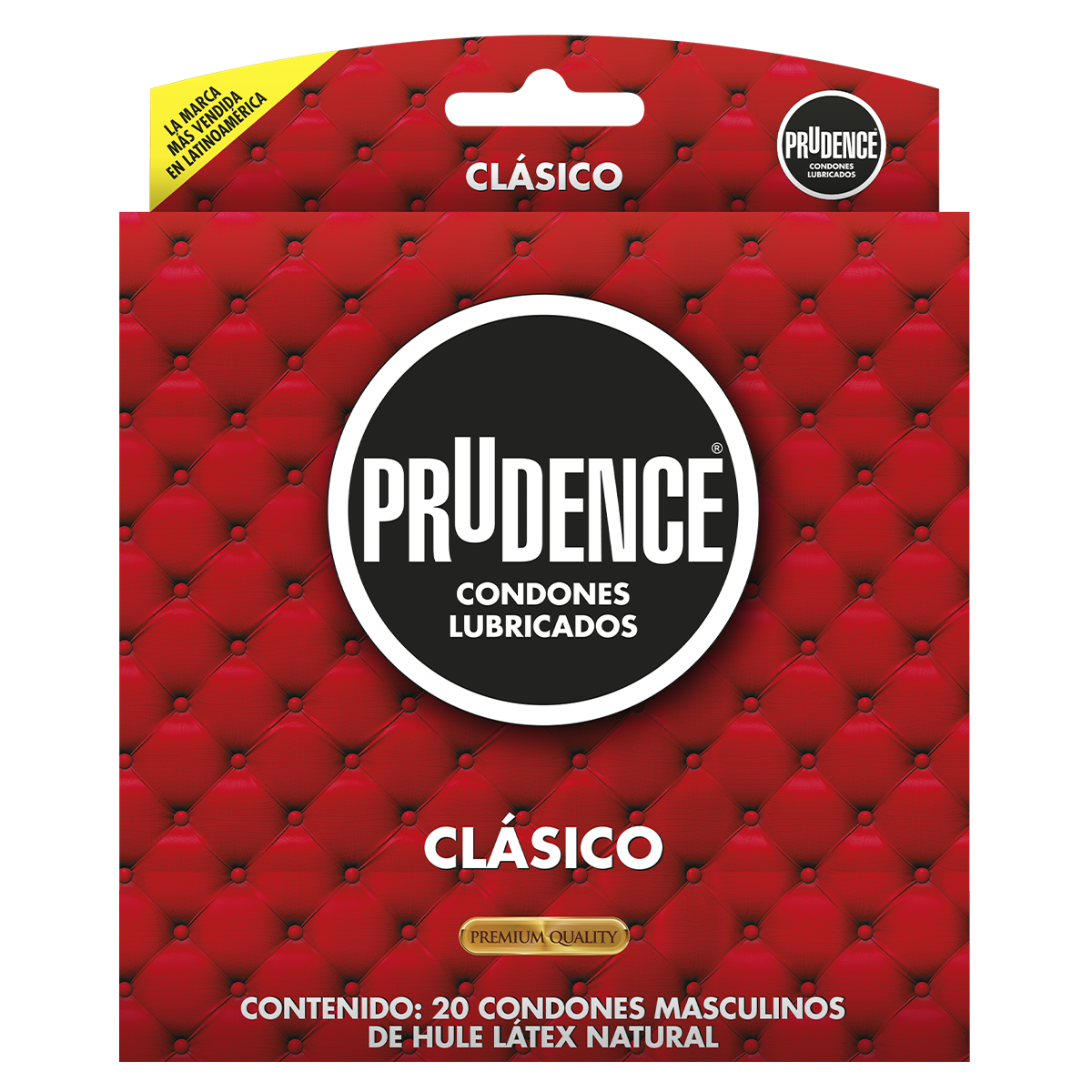 Paquete con 20 Condones Prudence Clasicos Lubricados