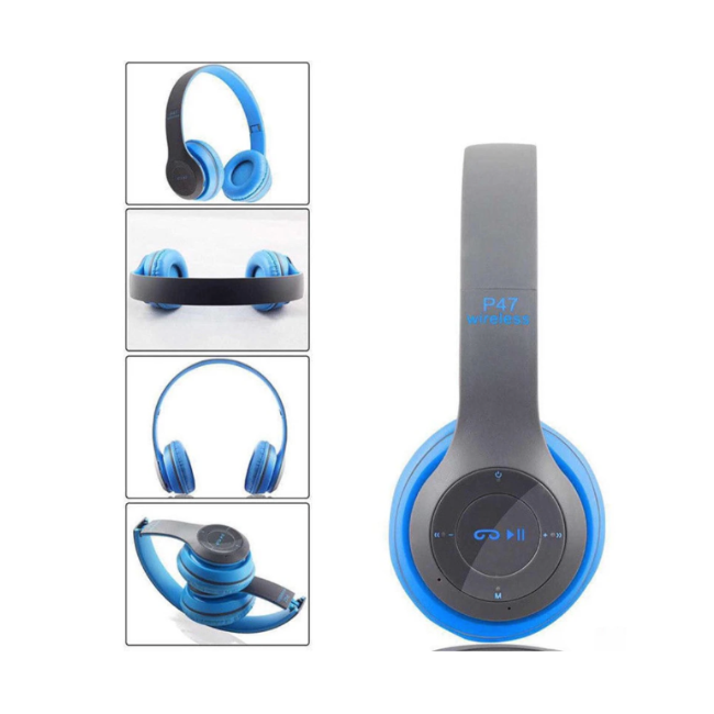 Audífonos Inalámbricos Diadema P47 estéreo 5.0+EDR 