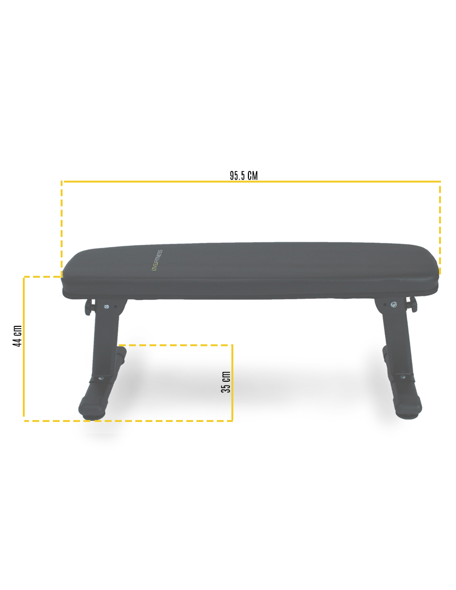 Banca Plana FENIX Gym Crossfit Bench Press Plegable Uso Rudo