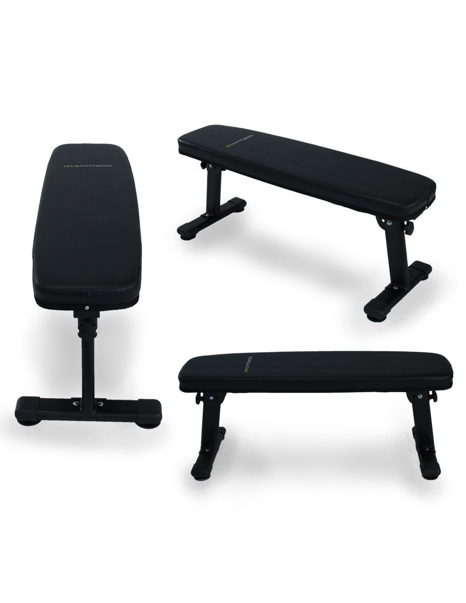 Banca Plana FENIX Gym Crossfit Bench Press Plegable Uso Rudo