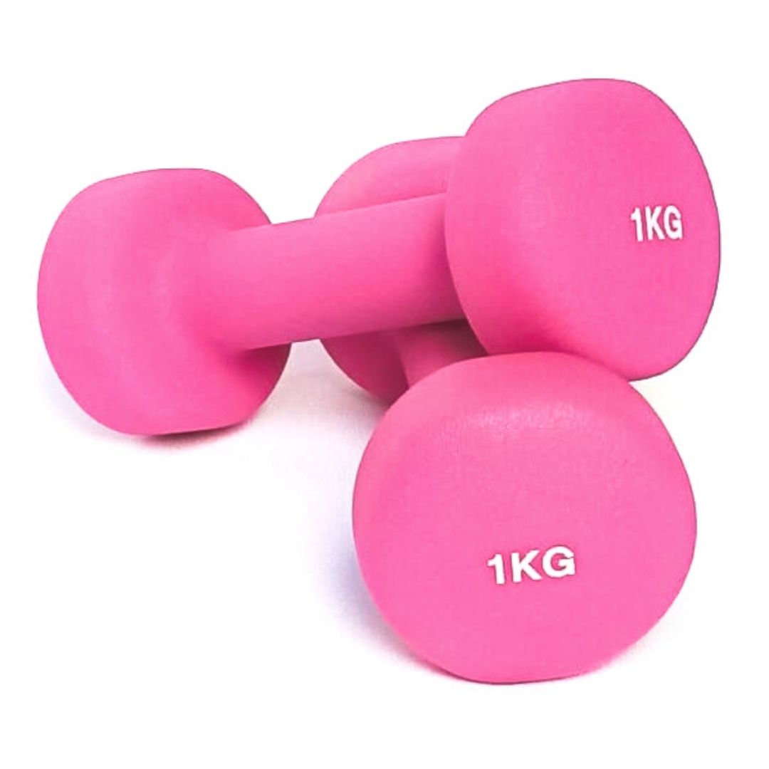 Mancuernas Para Ejercicio En Casa Recubrimiento Neopreno 1kg (par)