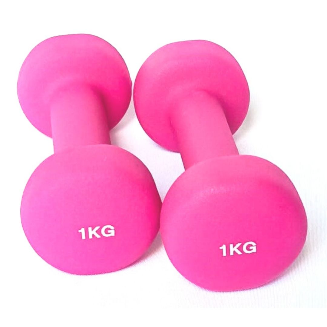 Mancuernas Para Ejercicio En Casa Recubrimiento Neopreno 1kg (par)