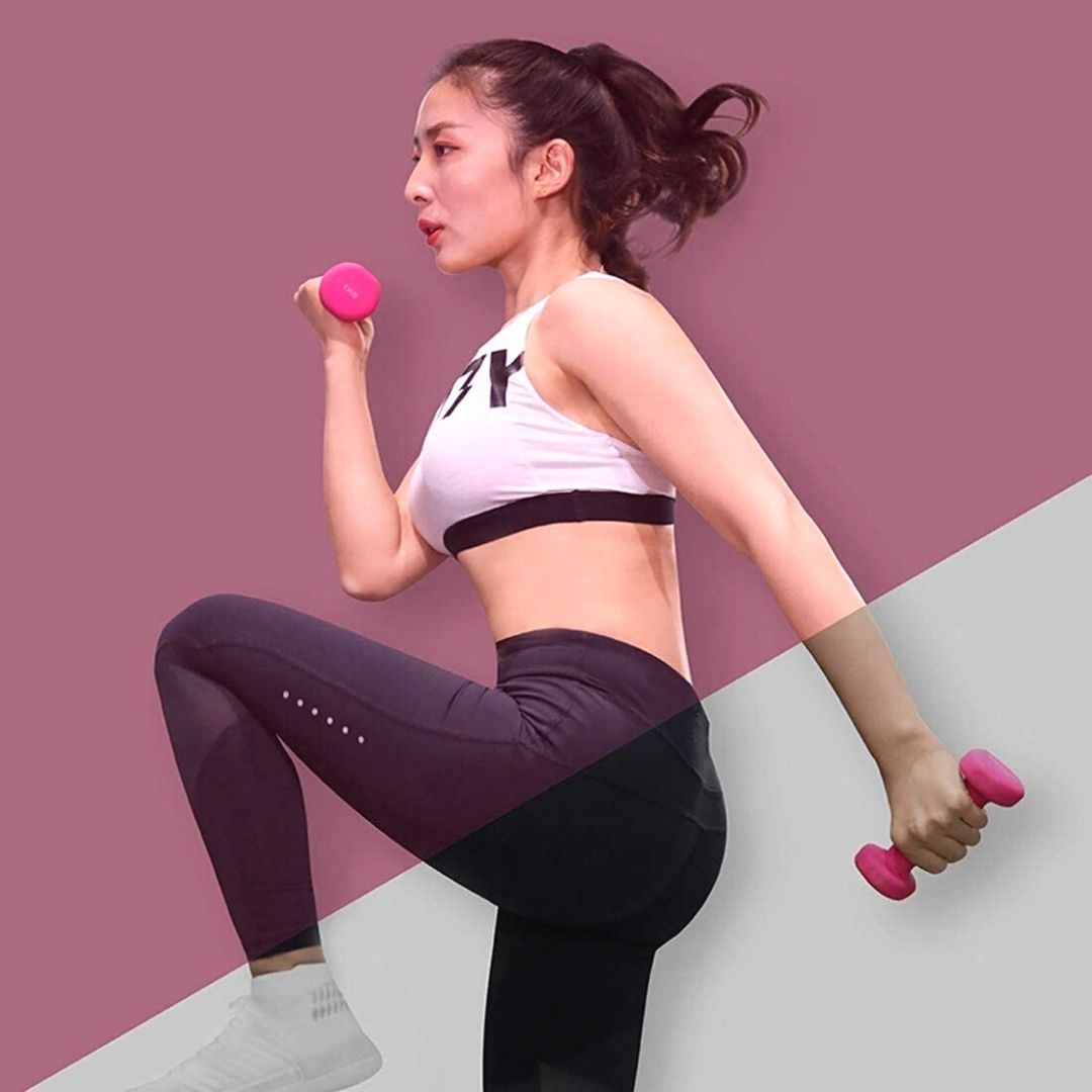 Mancuernas Para Ejercicio En Casa Recubrimiento Neopreno 1kg (par)