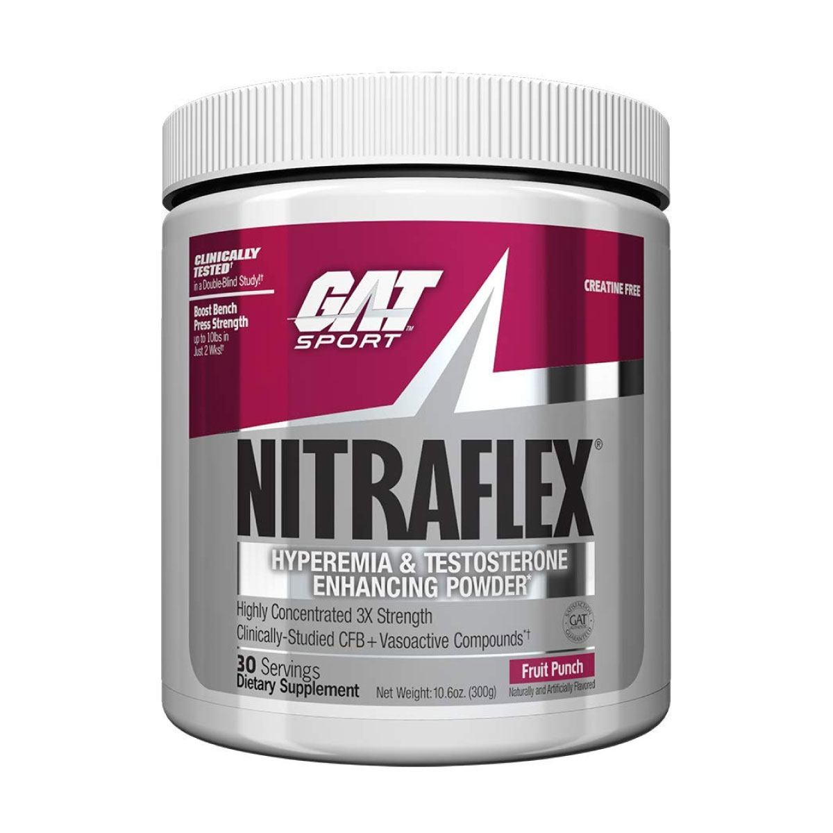 Pre-Entreno Gat Sport Nitraflex 300g 30 Serv. - Mora Azul