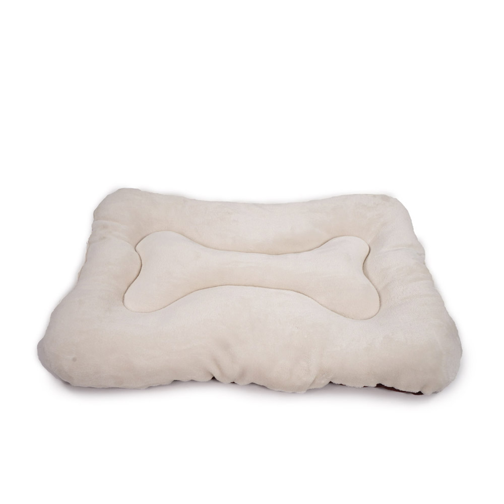 Cama Para Perro Colchoneta Cojin Raza Chica-Mediana Suave Económica Vino 