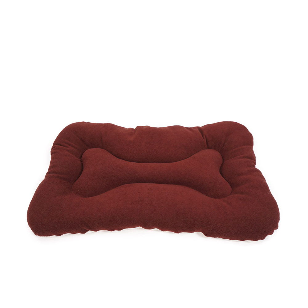 Cama Para Perro Colchoneta Cojin Raza Chica-Mediana Suave Económica Vino 