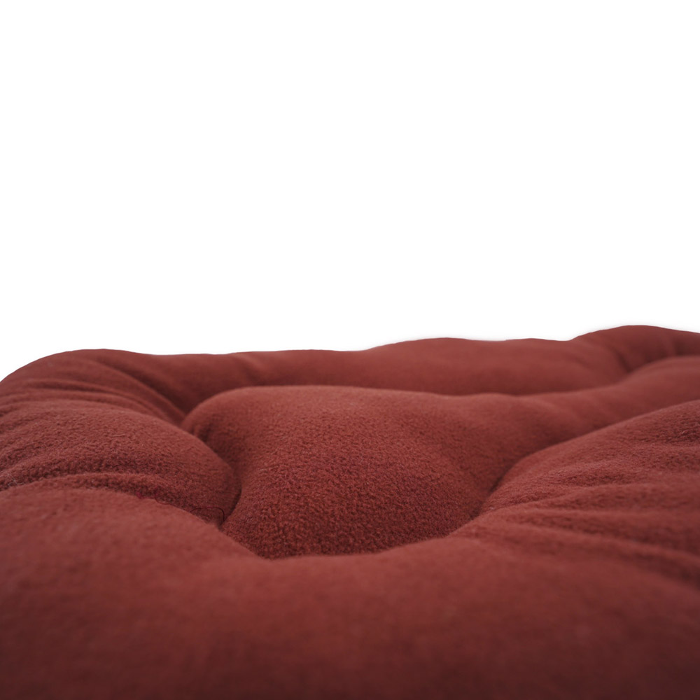 Cama Para Perro Colchoneta Cojin Raza Chica-Mediana Suave Económica Vino 