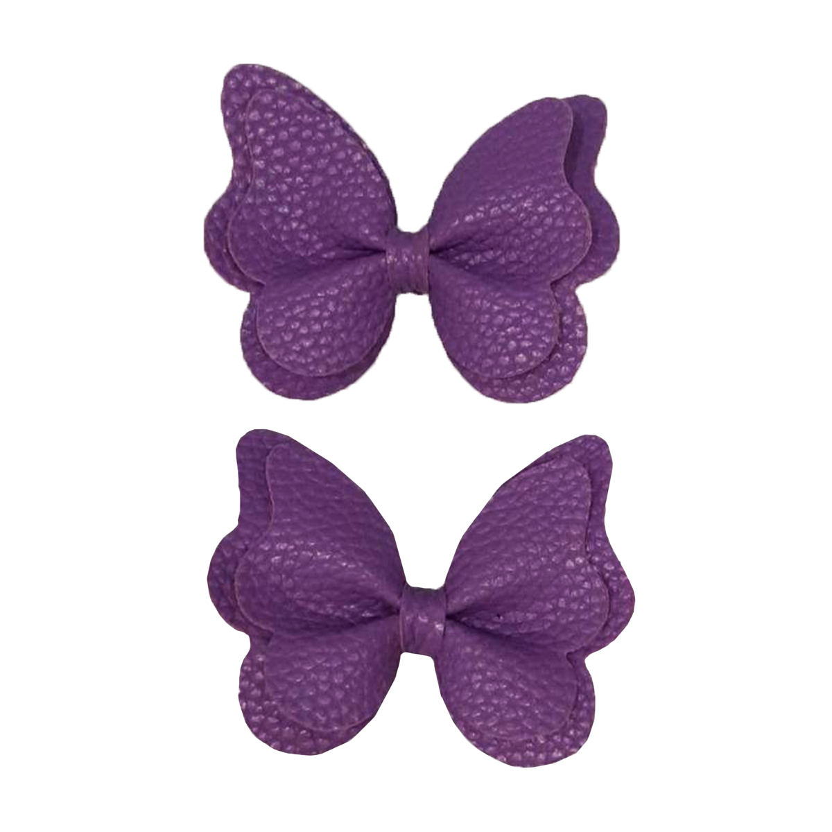 Broche Con Moño Mariposa Lavanda 2pz