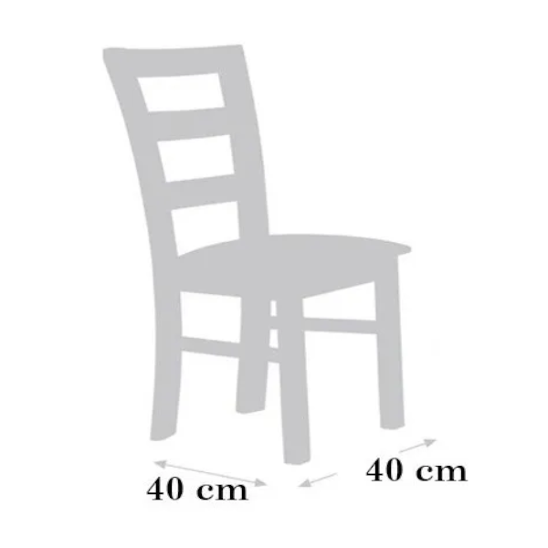Cojines para sillas 40 x 40 x 4 cm pack 2