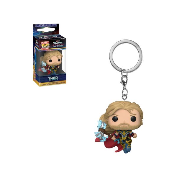 Funko Pop Keychain: Thor Love and Thunder - Thor Llavero