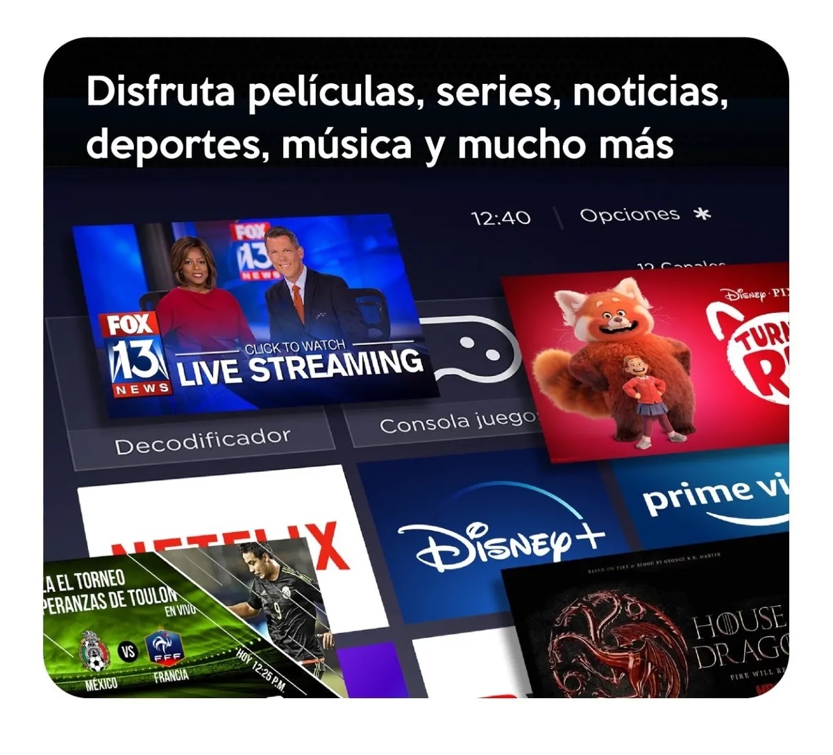 Disney Plus Netflix Tiene Canales De Deportes Pantalla Daewoo LED