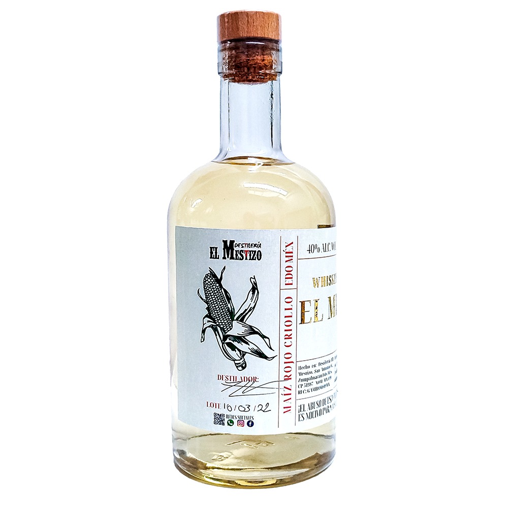 Whiskey Mexicano El Mestizo 750 ml