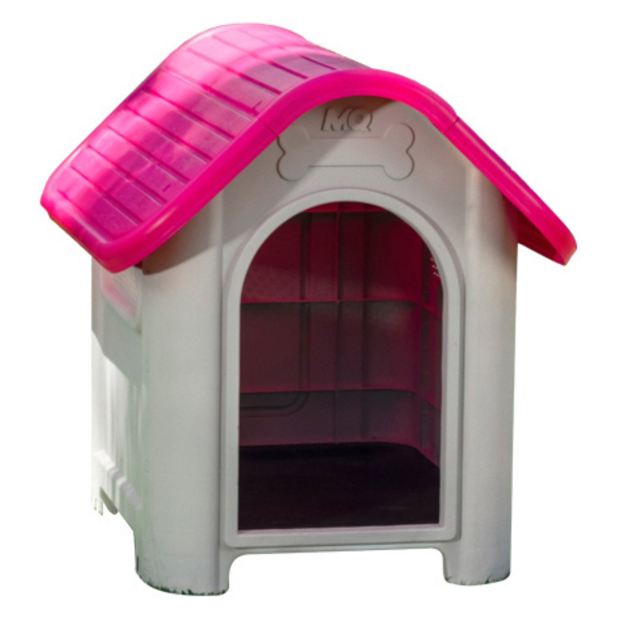 Casa para Perro Mediana MQ + Plato Bebedero (Varios Colores)