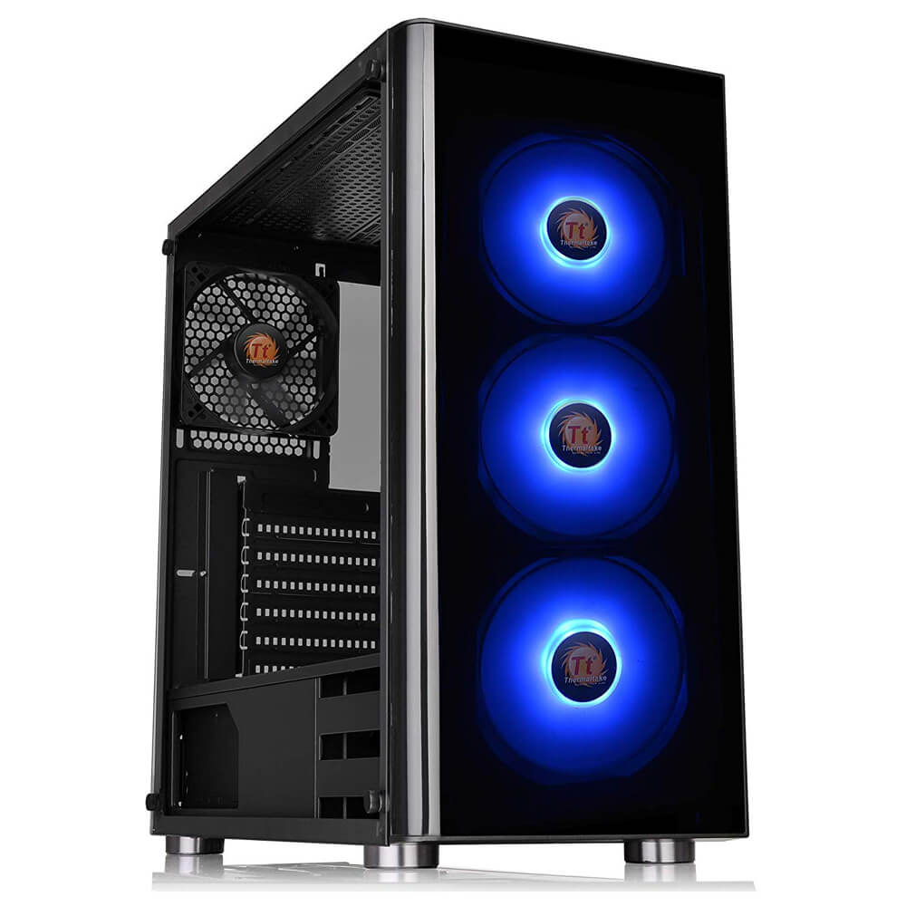 Gabinete Thermaltake V200 TG RGB, Midi-Tower, ATX/Micro-ATX/Mini-ITX, USB 2.0/3.0, sin Fuente, Negro