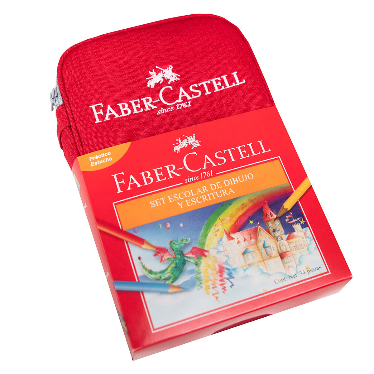 Faber-Castell Estuche Escolar 34 piezas
