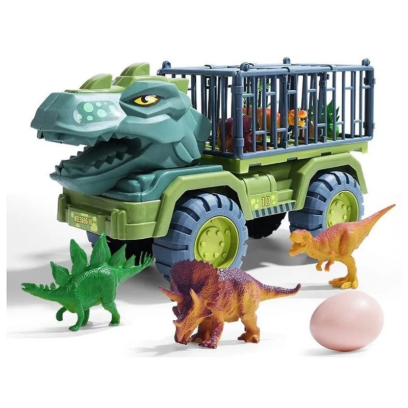 Juguete De Vehículo Transportador De Dinosaurio.