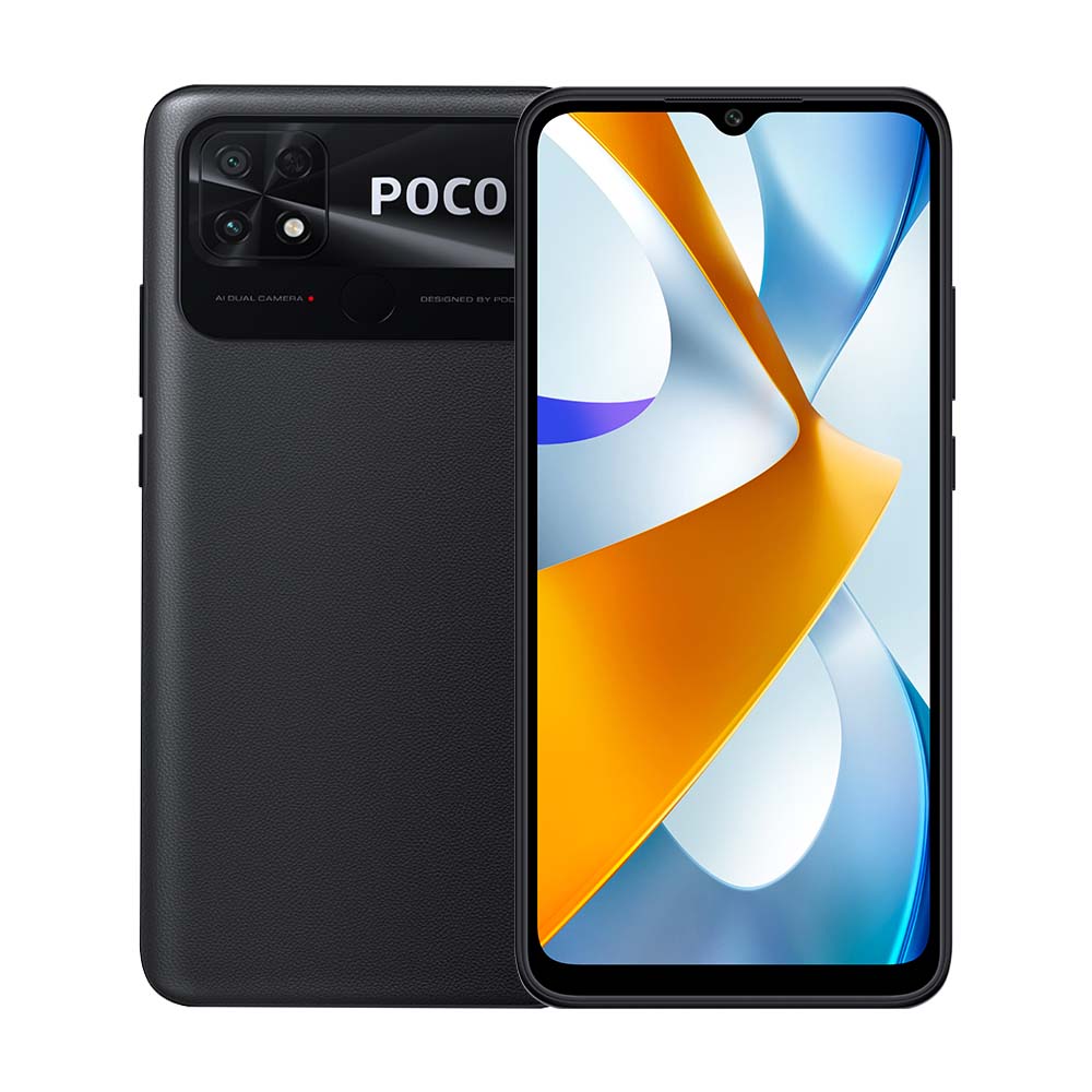 Celular POCO C40 Power Black 4GB RAM 64GB ROM Negro