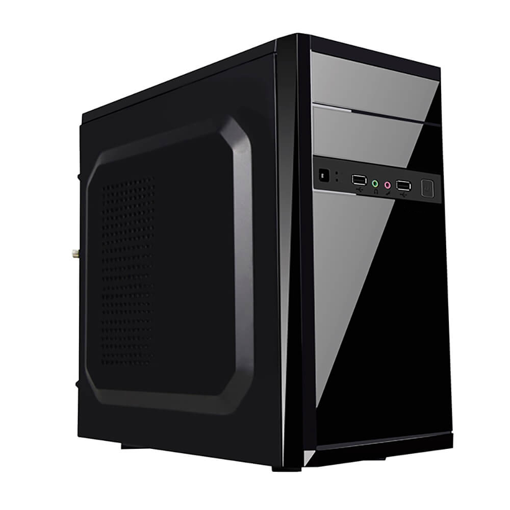 Gabinete Acteck GI210, Midi-Tower, Micro ATX/Mini-ITX, USB 2.0, Fuente de 500W, Negro