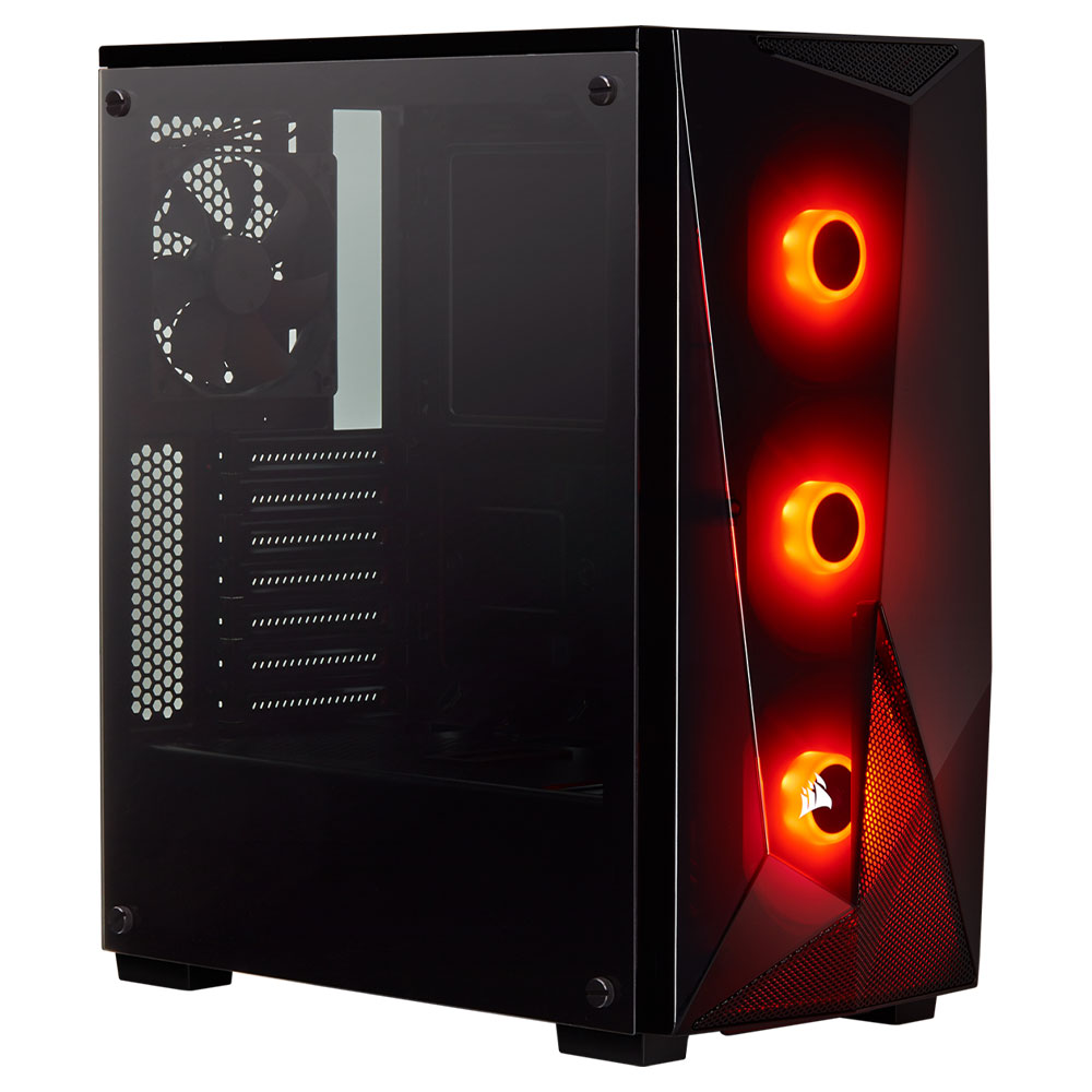 Gabinete Corsair SPEC-DELTA RGB, Midi-Tower, ATX, USB 3.0, Fuente de 650W, Negro