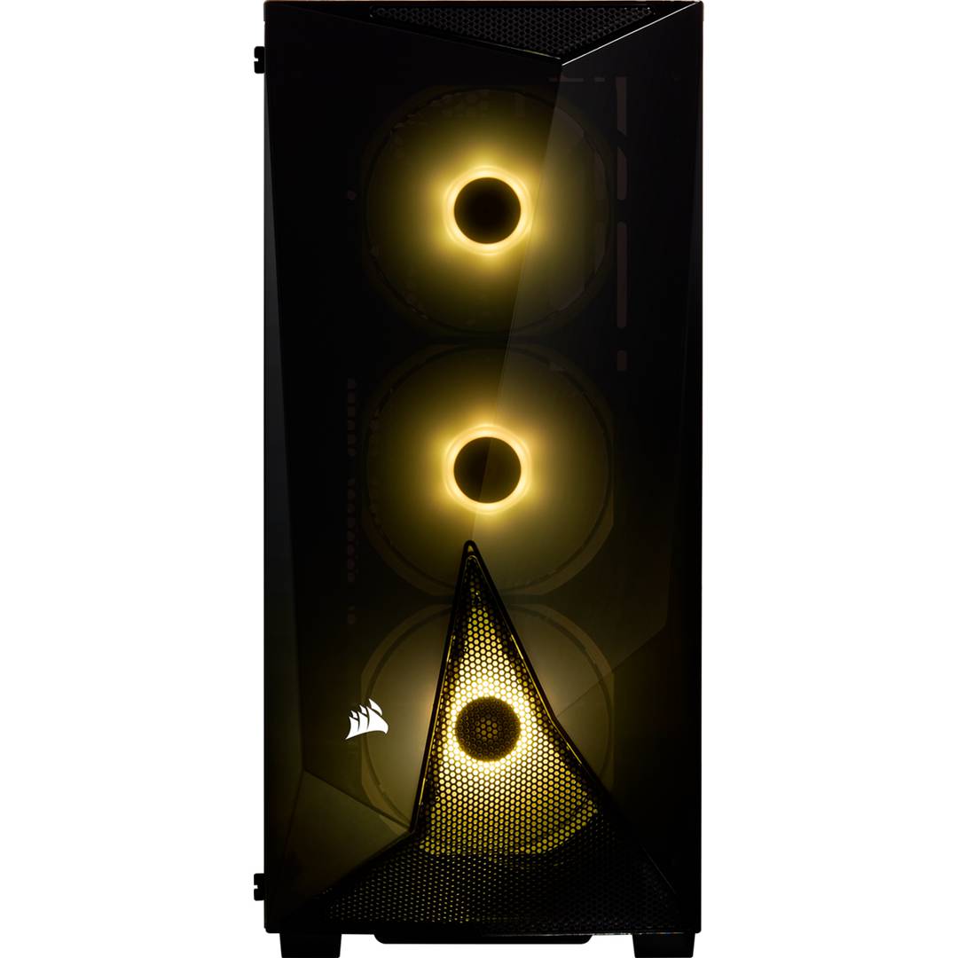 Gabinete Corsair SPEC-DELTA RGB, Midi-Tower, ATX, USB 3.0, Fuente de 650W, Negro