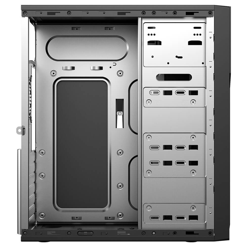 Gabinete Acteck ARSEN GM440 Midi-Tower, ATX/Micro-ATX/Mini-ITX, USB 2.0/3.1, Fuente de 500W, Negro