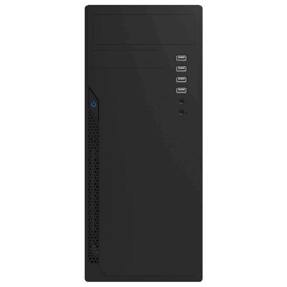 Gabinete Acteck ARSEN GM440 Midi-Tower, ATX/Micro-ATX/Mini-ITX, USB 2.0/3.1, Fuente de 500W, Negro