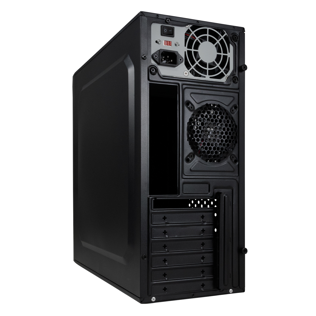 Gabinete Acteck Turin GM270, Tower, ATX/Micro ATX/Mini-ITX, USB 2.0, Fuente de 500W, Negro