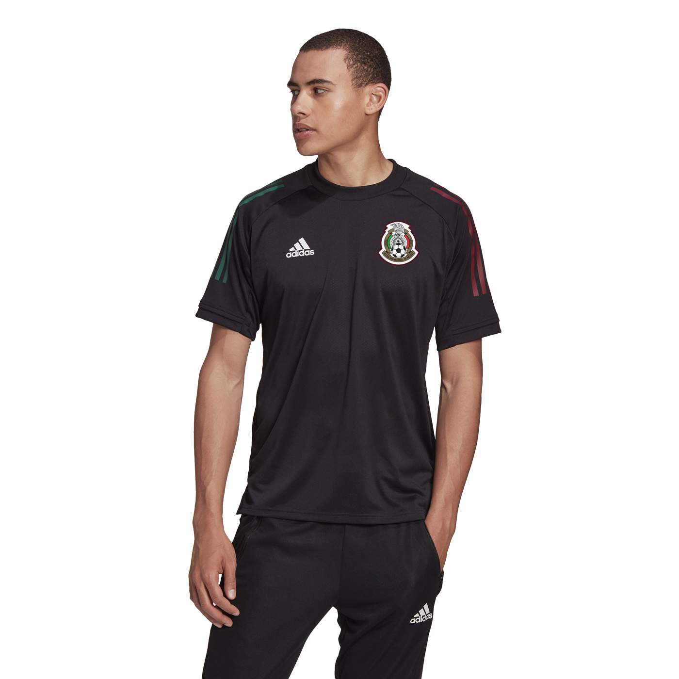 Jersey Adidas Hombre Entrenamiento México Negro FH7855