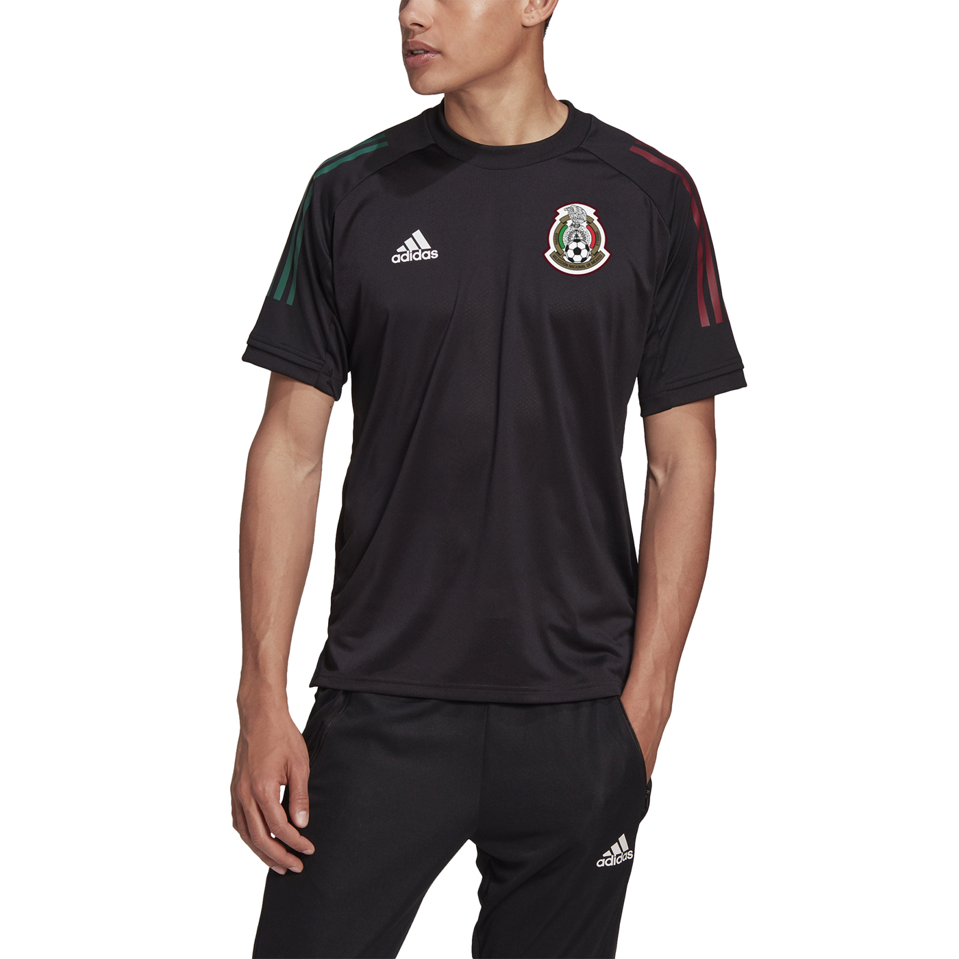 Jersey Adidas Hombre Entrenamiento México Negro FH7855