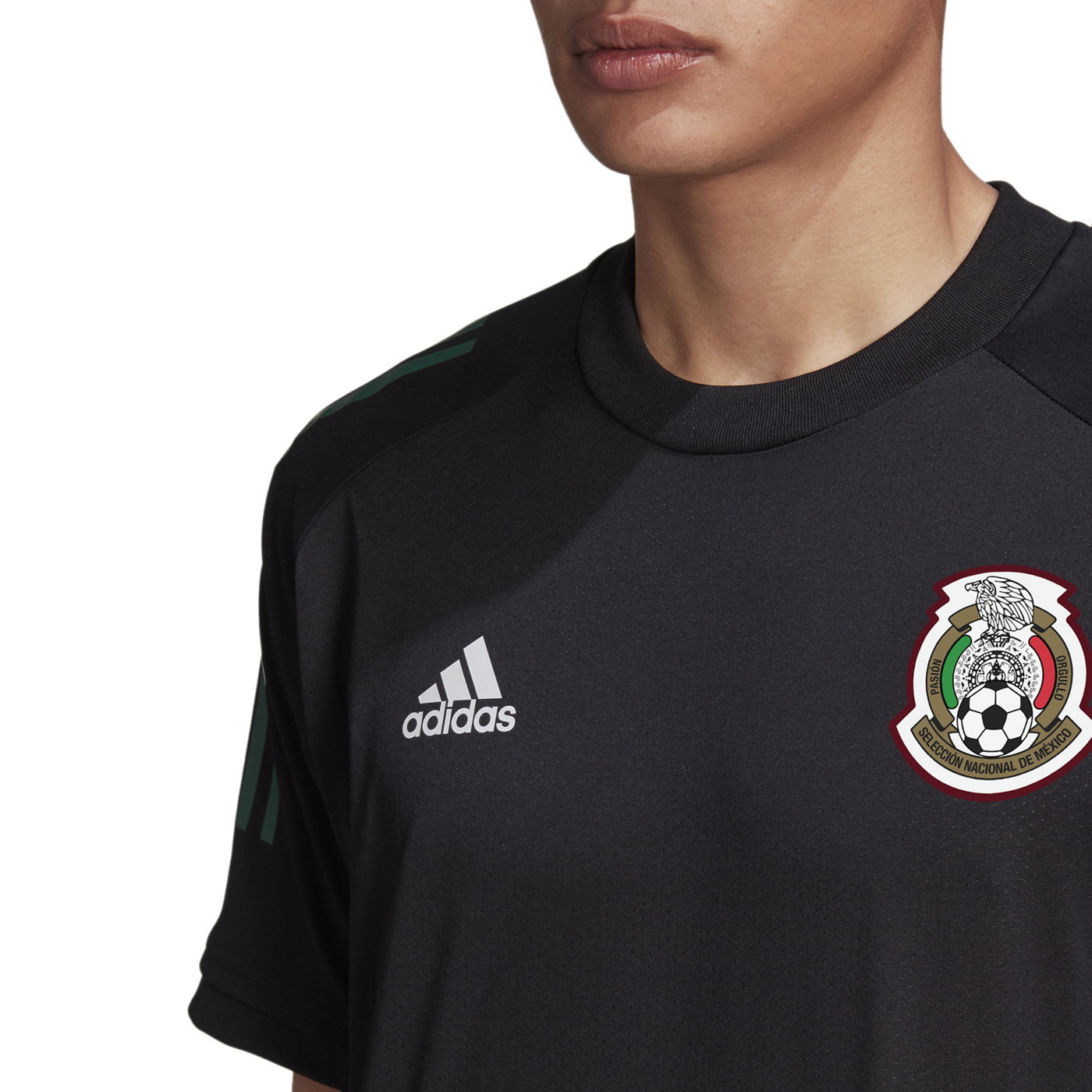 Jersey Adidas Hombre Entrenamiento México Negro FH7855