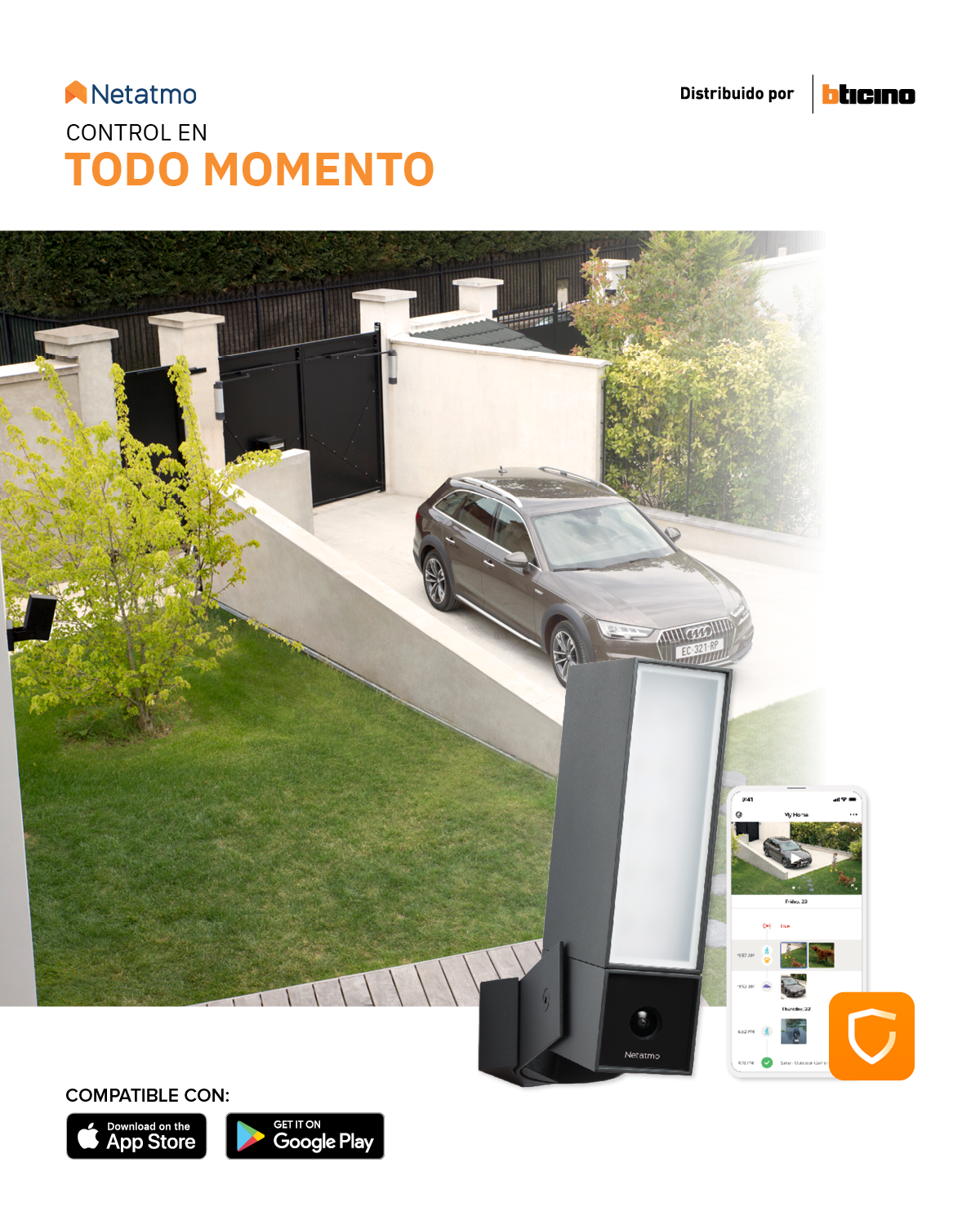 Camara de Seguridad Inteligente Netatmo para exterior