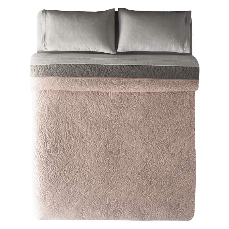 Cobertor Austral Velvet rosa Matrimonial XL- Vianney 