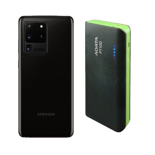 Galaxy S20 Ultra 128GB Negro Reacondicionado Grado A + Power Bank 10,000mah