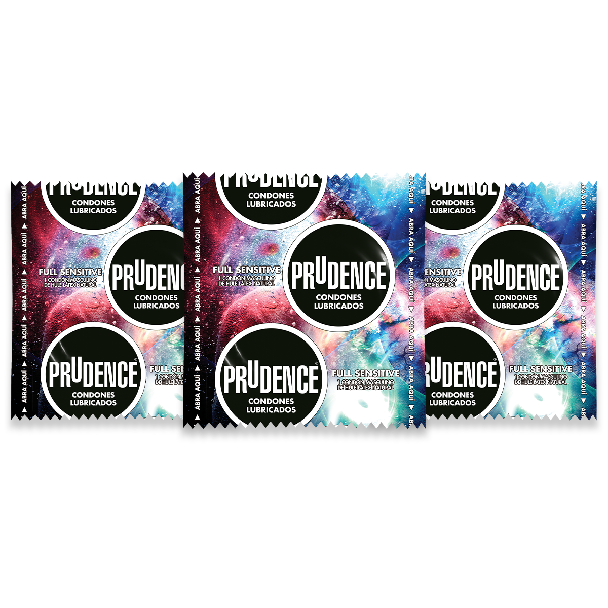 3 Condones Prudence Full Sensitive, Más Delgado, Lubricado Doble